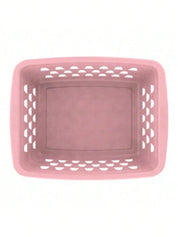 Kit 6 Cestos Organizadores Rosa Pequeno