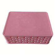 Kit 2 Cestos Empilháveis Rosa